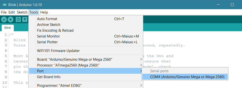 arduino mega 2560 windows 10