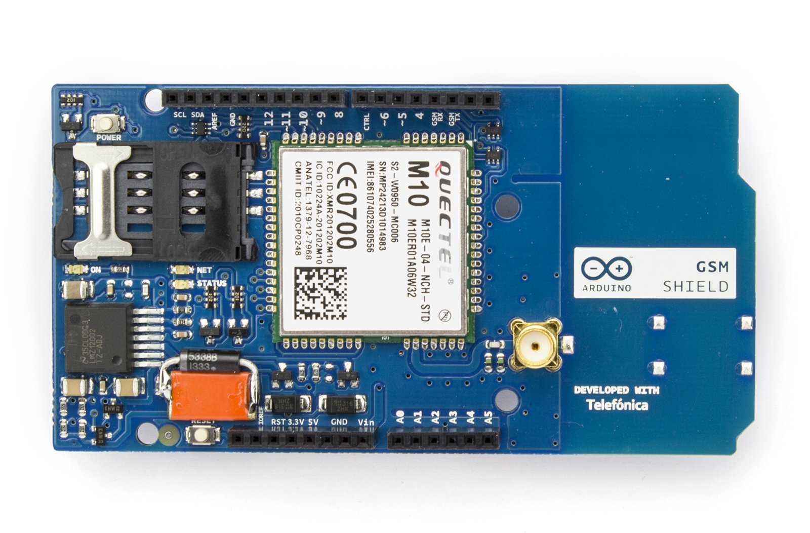 Arduino интернет. Модем Quectel m10. GPS Quectel l10.