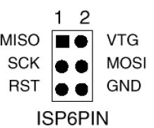 Arduino ISP pinout