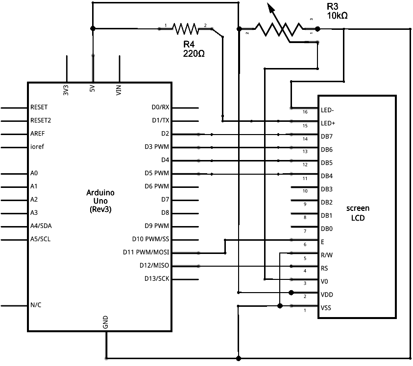 Image result for lcd to arduino connection