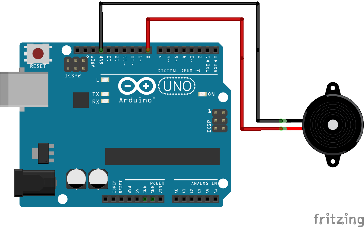 Melody using the tone() function | Arduino