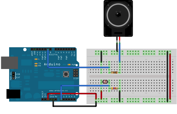 arduino loudspeaker
