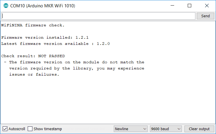 check firmware version monitor