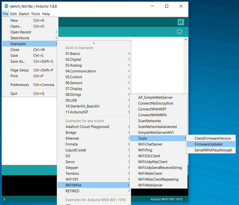 firmware updater sketch