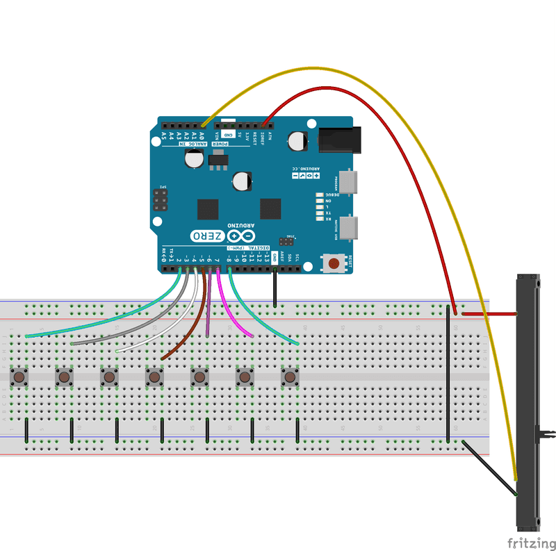 arduino piano midi