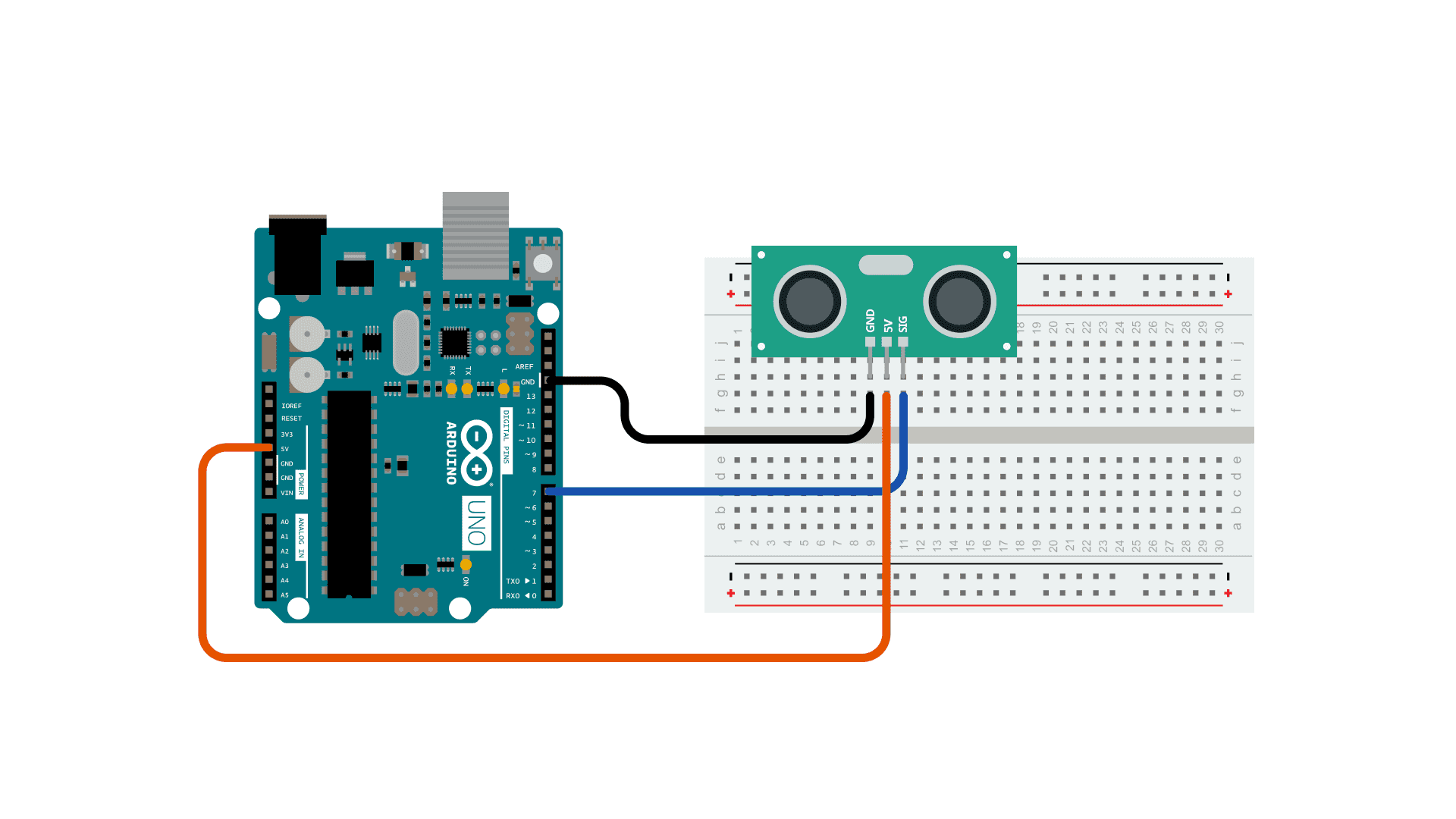Ping Ultrasonic Range Finder | Arduino