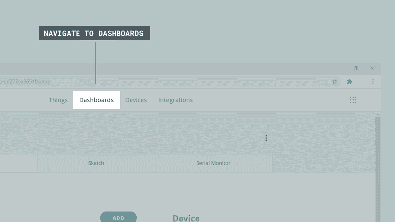 navigate to dashboards