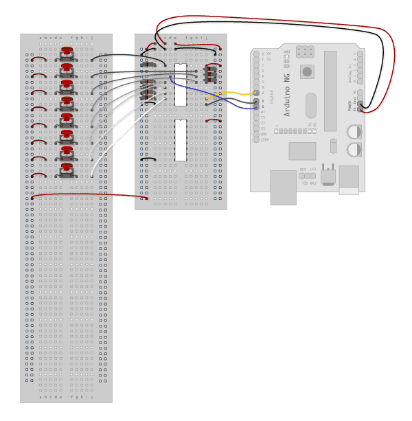 その他 SHIBANO PLAN CD-R Parallel to Serial Shifting-In with a CD4021BE | Arduino