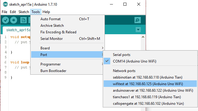 update esp8266 firmware using arduino