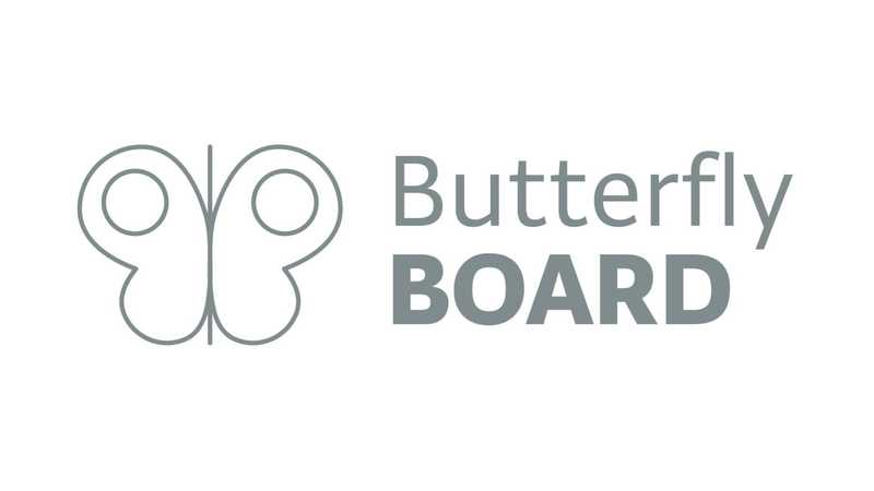 Butterfly board logo