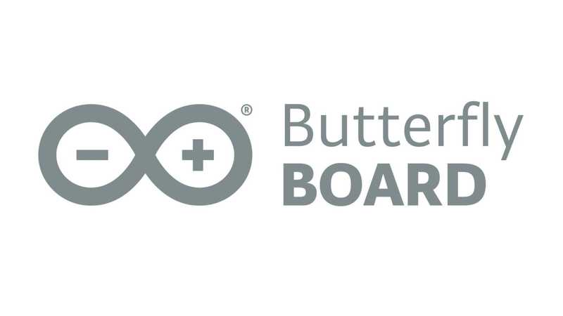 Butterfly Board logo with Arduino Logo