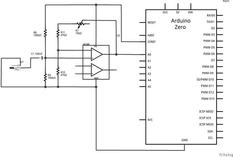 ArduinoZeroAudioInput schem